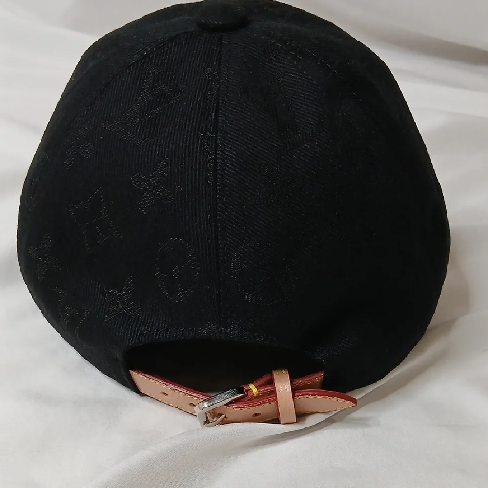Louis Vuitton Black Monogram Cap